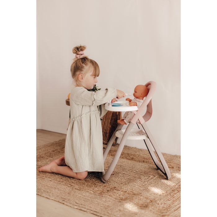 Игровой набор Smoby Toys Стільчик для годування Baby Nurse Сірий-рожев Фото 3