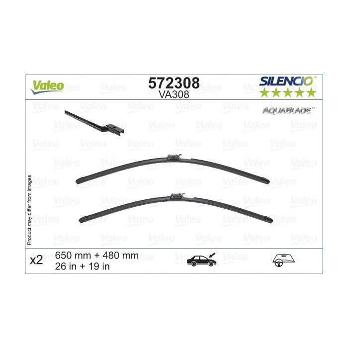 Щетка стеклоочистителя Valeo 572308 Фото