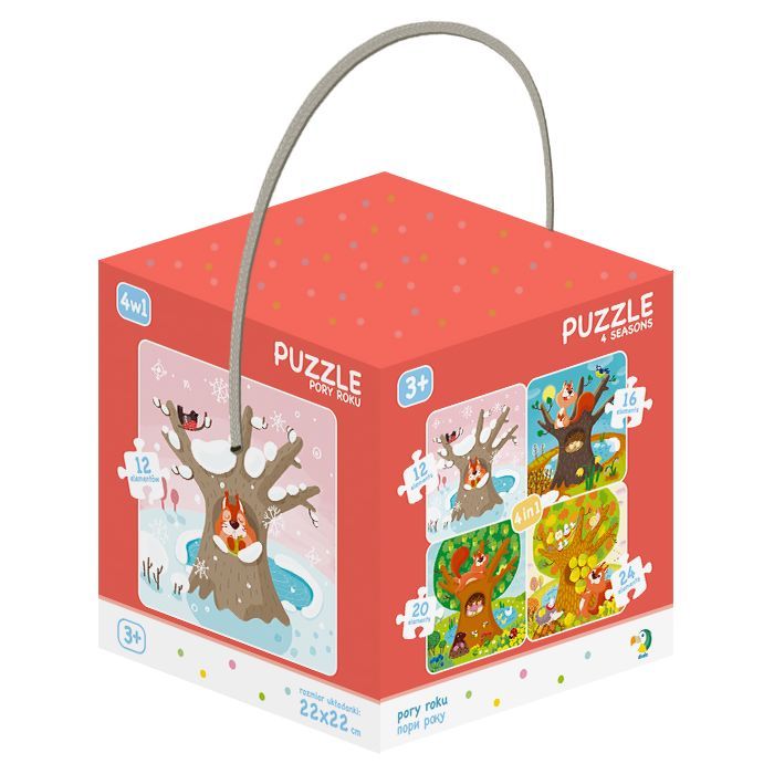 Пазл DoDo 4 в 1 Времена года Фото