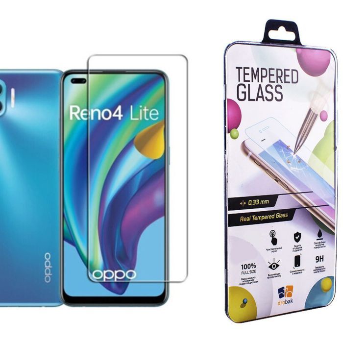 Стекло защитное Drobak OPPO Reno4 Lite Фото
