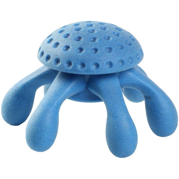 Игрушка для собак Kiwi Walker Осьминог 13 см голубая Фото