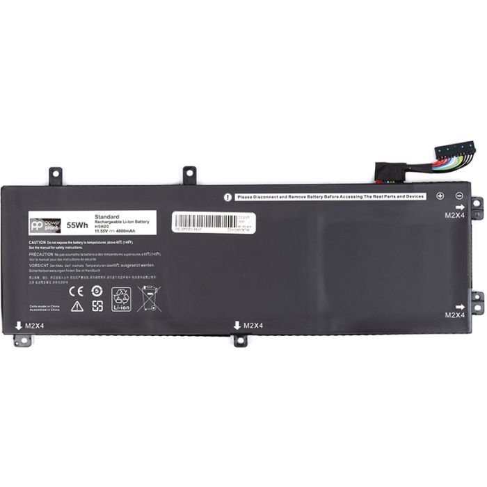 Аккумулятор для ноутбука PowerPlant DELL H5H20-3S1P 11.55V 4800mAh Фото