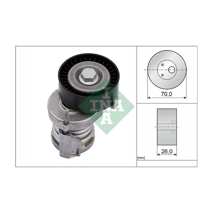 Натяжитель ремня с роликом INA 534 0123 20 Фото
