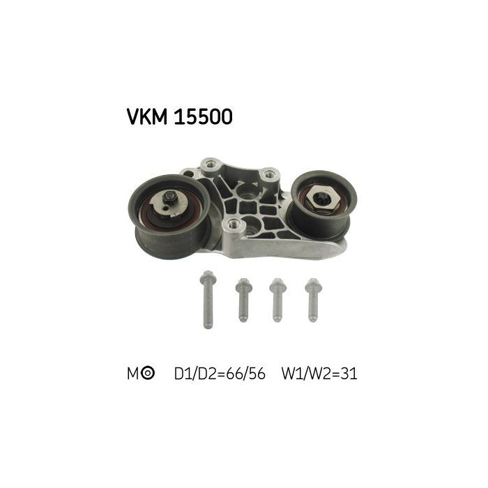 Натяжитель ремня с роликом SKF VKM 15500 Фото