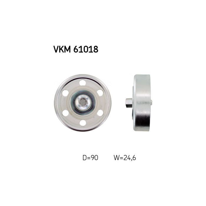 Ролик натяжителя ремня SKF VKM 61018 Фото