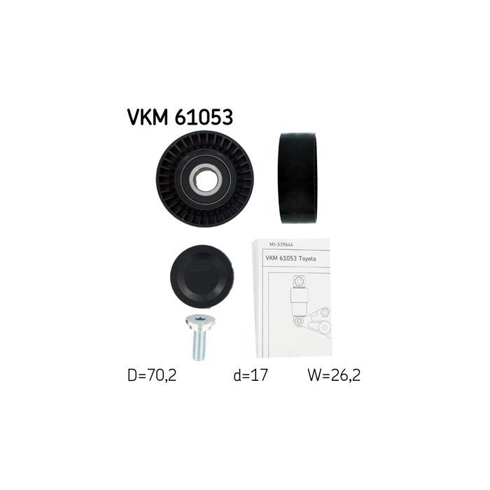 Ролик натяжителя ремня SKF VKM 61053 Фото