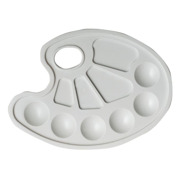 Палитра для рисования ZiBi белая Фото