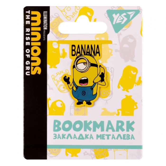 Закладки для книг Yes металева Minions Фото