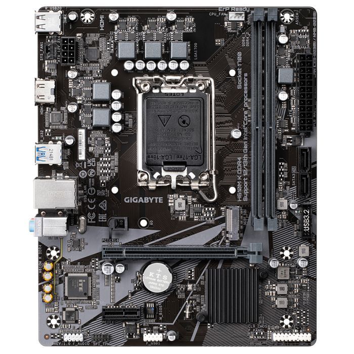 Материнская плата GIGABYTE H610M K DDR4 Фото