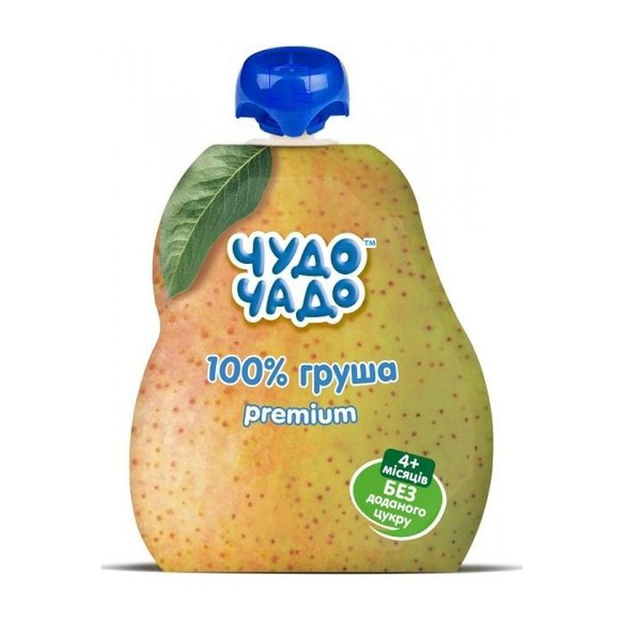 Детское пюре Чудо-Чадо Premium Груша без сахара 90 г Фото