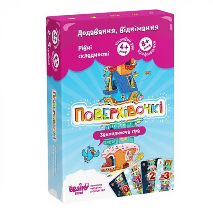 Настольная игра The Brainy Band Этажики, Украинский Фото