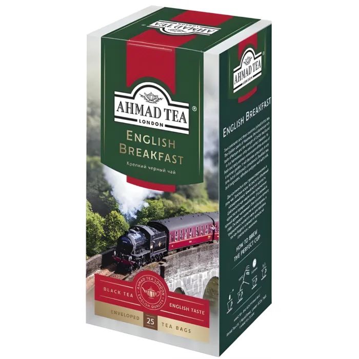 Чай Ahmad Tea Английский к завтраку 25х2 г Фото