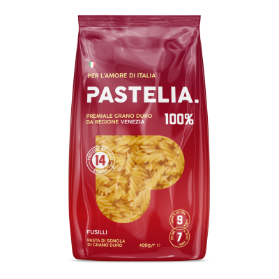 Макароны Pastelia Спиральки 400 г Фото