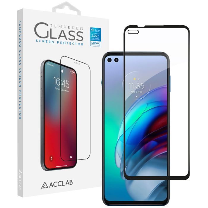 Стекло защитное ACCLAB Full Glue MOTO G100 Фото