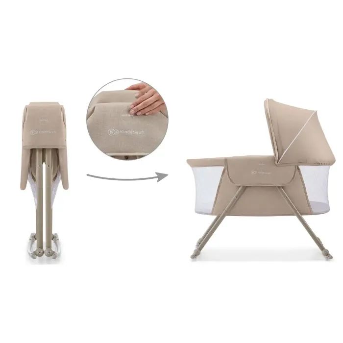 Кроватка Kinderkraft гойдалка Lovi Beige 3 в 1 Фото 9