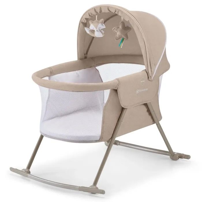 Кроватка Kinderkraft гойдалка Lovi Beige 3 в 1 Фото