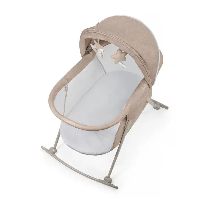 Кроватка Kinderkraft гойдалка Lovi Beige 3 в 1 Фото 3