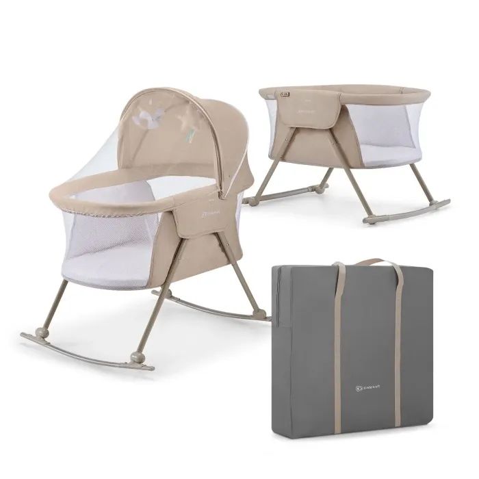 Кроватка Kinderkraft гойдалка Lovi Beige 3 в 1 Фото 6