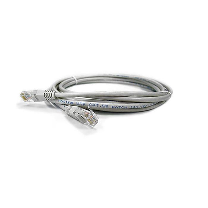 Патч-корд Kingda 1м, UTP, cat.5e, CU, 24AWG, grey Фото