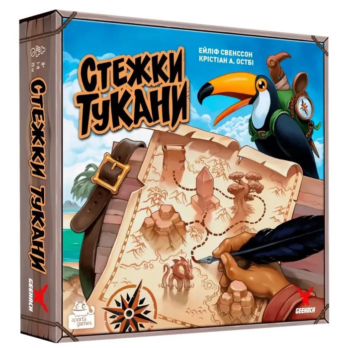 Настольная игра Geekach Games Тропинки Туканы (Trails of Tucana) Фото