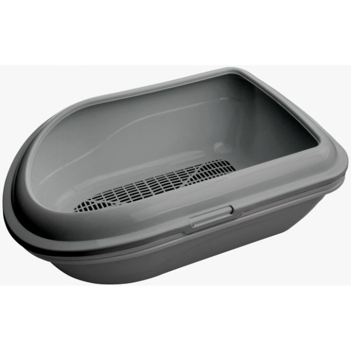Туалет для кошек AnimAll CNR-130 із сіткою сірий Фото