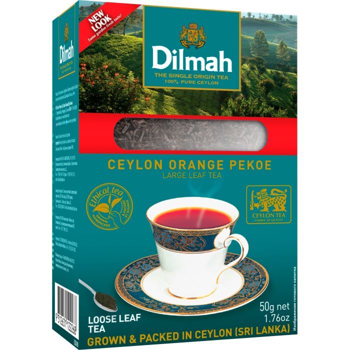 Чай Dilmah Чорний Великолистовий 50 г Фото