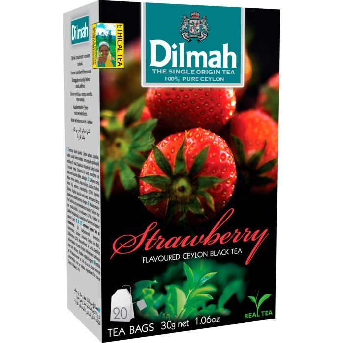 Чай Dilmah Клубника 20х1.5 г Фото