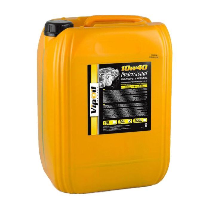 Моторное масло VIPOIL Professional 10W-40 SL/CF, 20л Фото