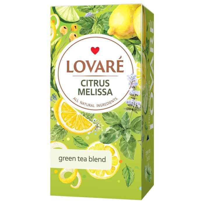 Чай Lovare "Citrus Melissa" 24х1.5 г Фото