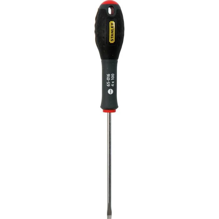 Отвертка Stanley FatMax, шлиц SL4х100мм, расширяющееся жало. Фото