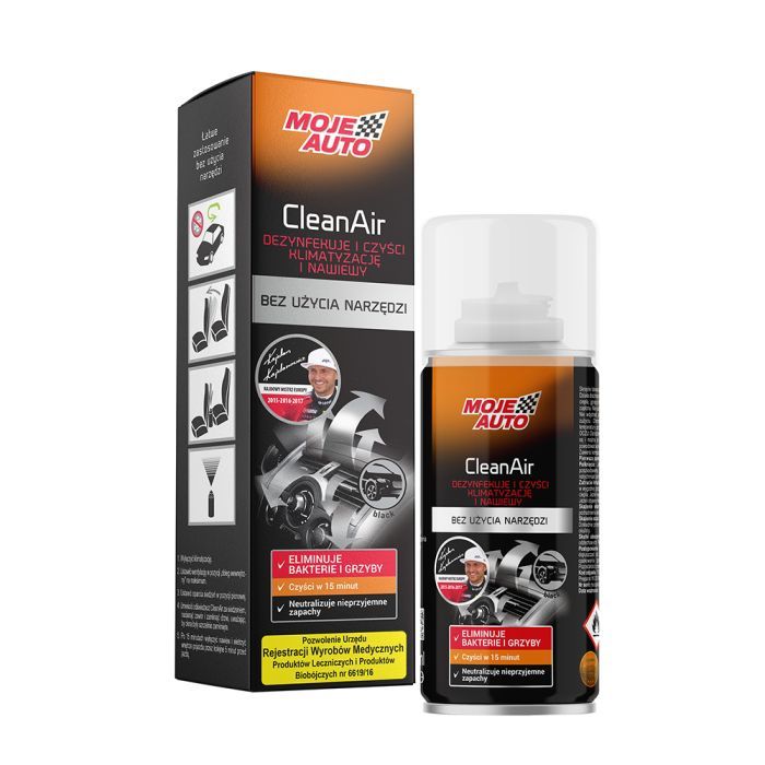 Ароматизатор для автомобиля MOJE AUTO CleanAir Black 150мл Фото
