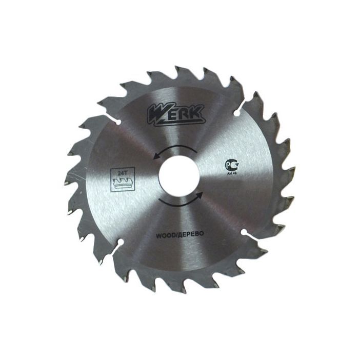 Диск пильный Werk по дереву - 180x32 24 зуб. Фото