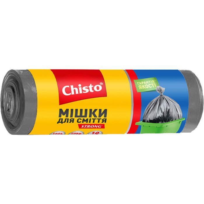 Пакеты для мусора Chisto Strong 160 л 10 шт. Фото