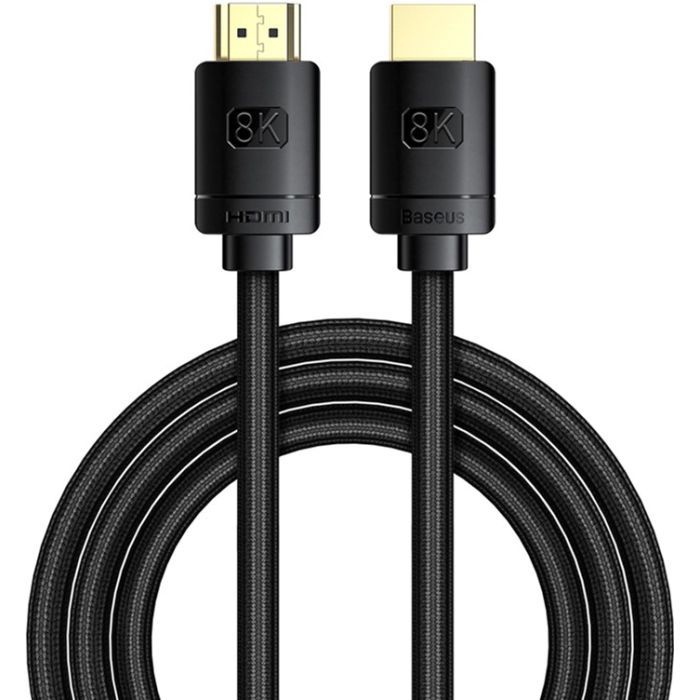 Кабель мультимедийный Baseus HDMI M to HDMI M 3.0m V2.1 Фото
