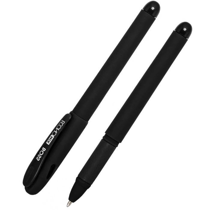 Ручка гелевая Economix BOSS 1 мм, черная Фото