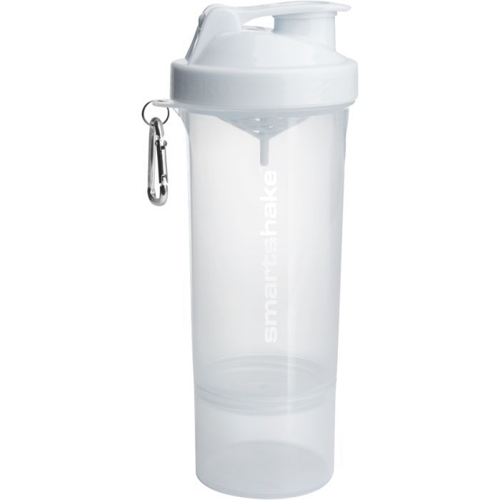 Шейкер спортивный SmartShake Slim 500ml Pure White Фото