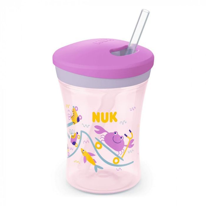 Поильник-непроливайка Nuk Evolution Action Cup Ocean 230 мл Фото