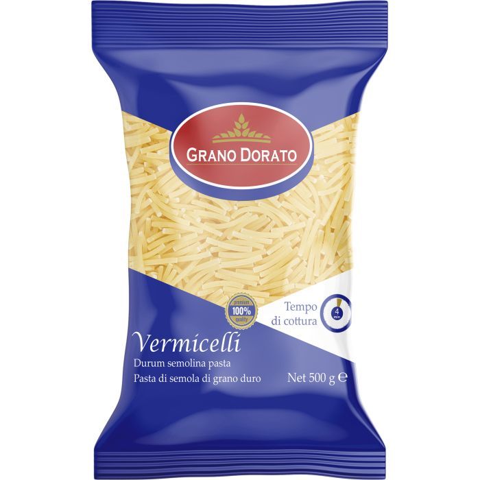Макароны Grano Dorato Вермішель 500 г Фото
