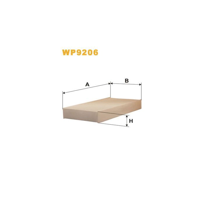 Фильтр салона Wixfiltron WP9206 Фото