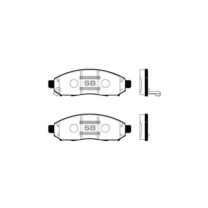 Тормозные колодки HI-Q SP1460 Фото
