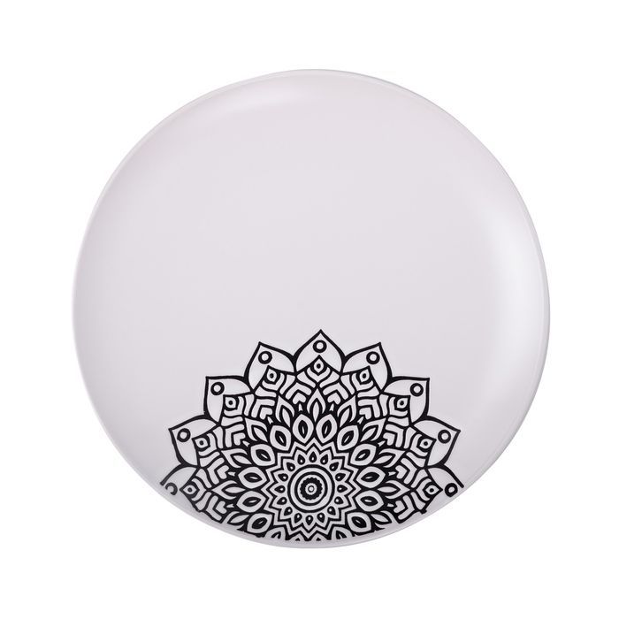 Тарелка Limited Edition Kora 20.5 см Десертна Біла Фото