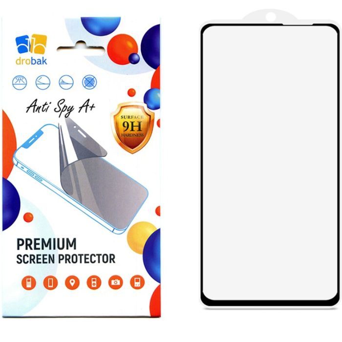Стекло защитное Drobak Anty Spy Samsung Galaxy A34 (Black) Фото