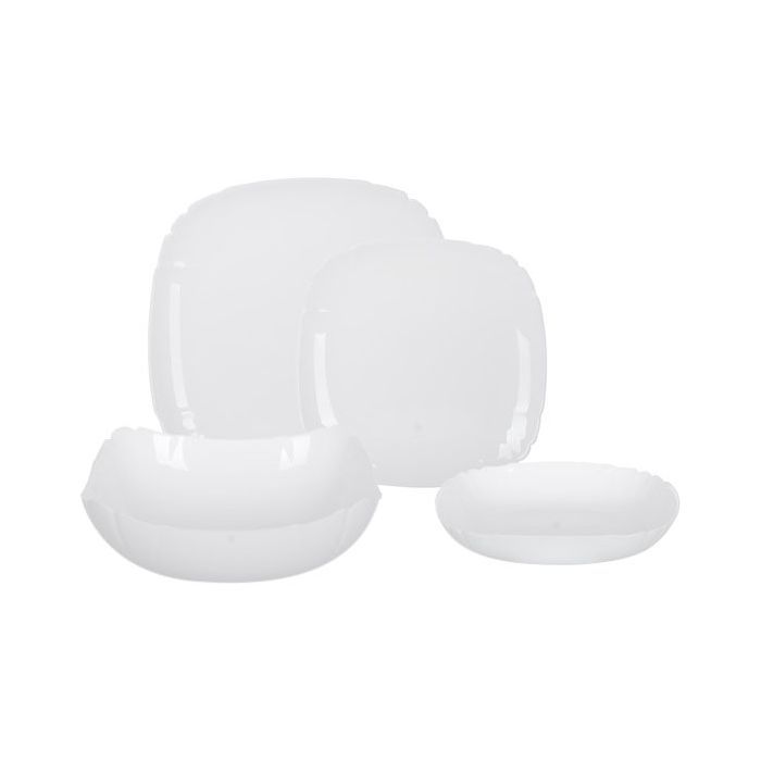 Столовый сервиз Luminarc Lotusia Білий 19 предметів Фото