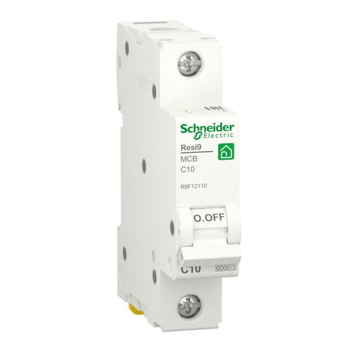 Автоматический выключатель Schneider Electric RESI9 6kA 1P 10A C Фото