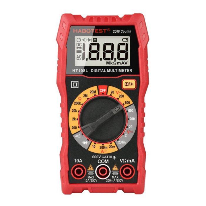 Цифровой мультиметр Habotest DC1000V/10A, AC750V/10A Фото