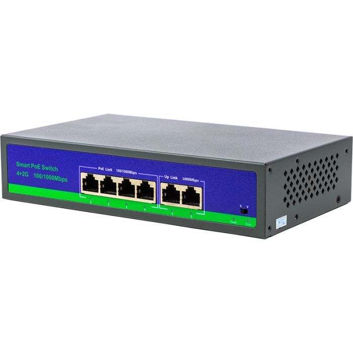 Коммутатор сетевой PowerPlant POE0420L Фото