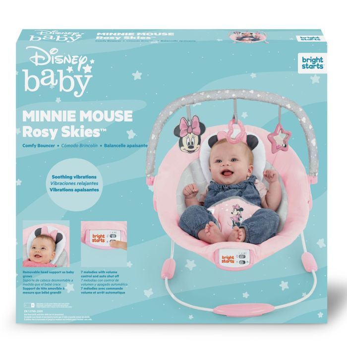 Кресло-качалка Bright Starts Minnie Mouse Rosy Skies Фото 1
