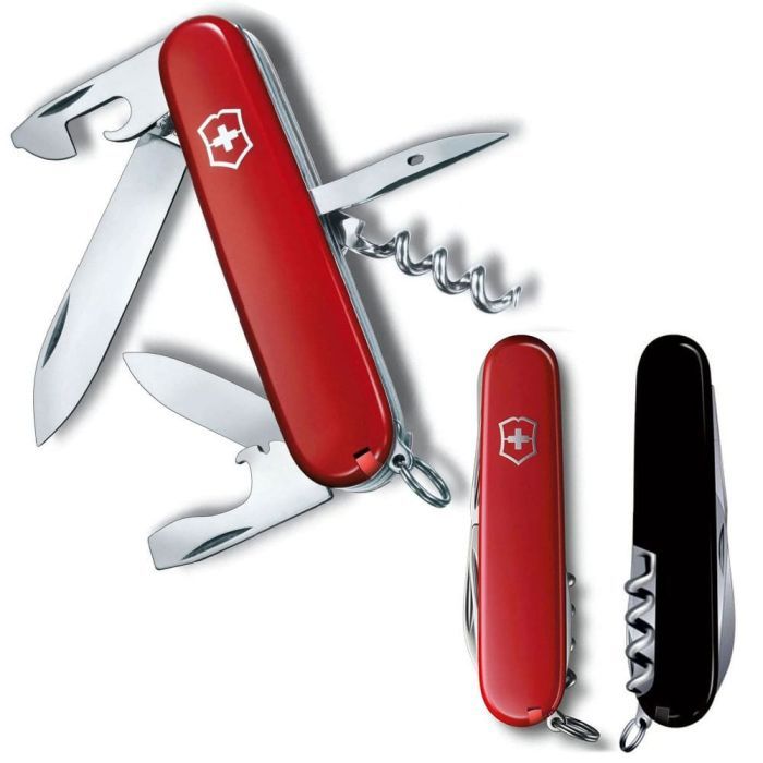 Нож Victorinox Spartan Ukraine 91 мм Червоно-чорний Фото
