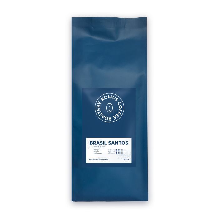 Кофе Romus Brasil Santos в зернах 1 кг Фото