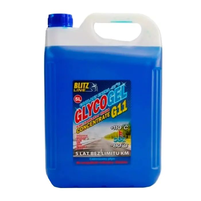Антифриз BioLine Poland Glycogel G11 -80°C син, 10л Фото